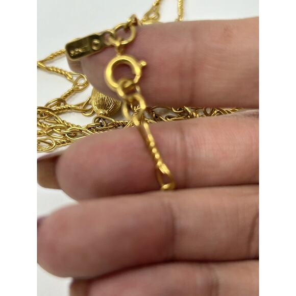 Monet Gold Tone Necklace - Picture 6 of 7